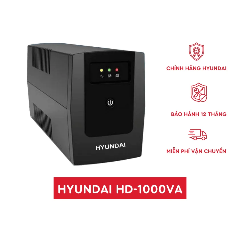 Bộ lưu điện Hyundai HD-1000VA hàng chính hãng
