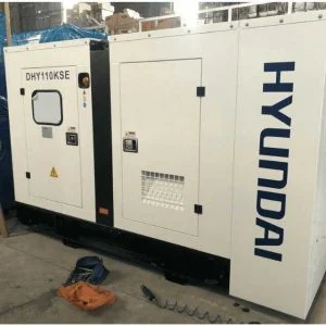 Máy phát điện 100KVA chạy dầu 3 pha Hyundai DHY110KSE