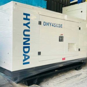 Máy phát điện 45KVA 3 pha chạy dầu Hyundai DHY45KSE nhập khẩu nguyên chiếc
