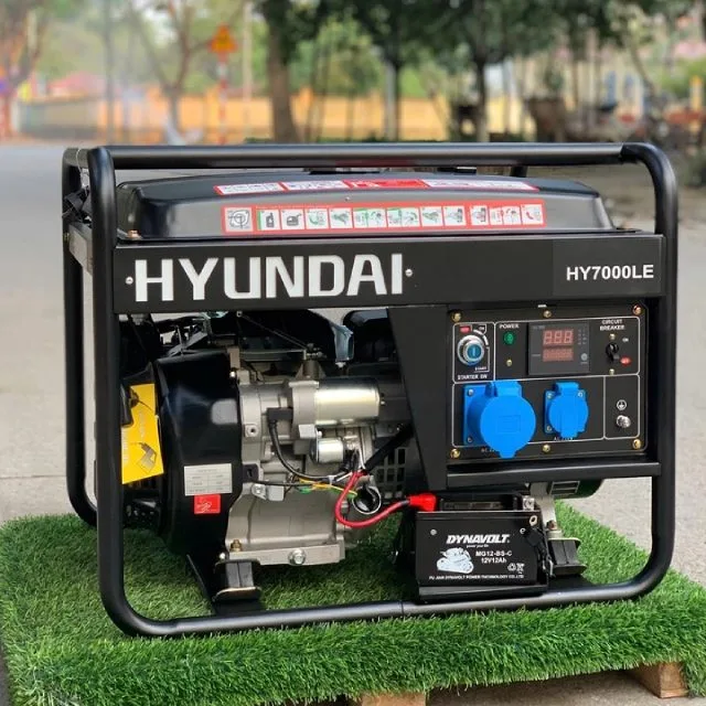 Máy phát điện Hyundai HY7000LE chạy xăng 5kVA - 5.5kWA