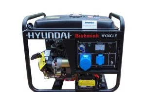 Máy phát điện chạy xăng 2.5Kw hyundai HY30cle