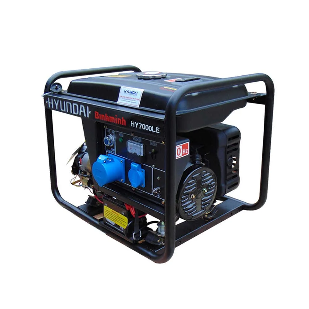 Máy phát điện chạy xăng 5KW Hyundai HY7000LE