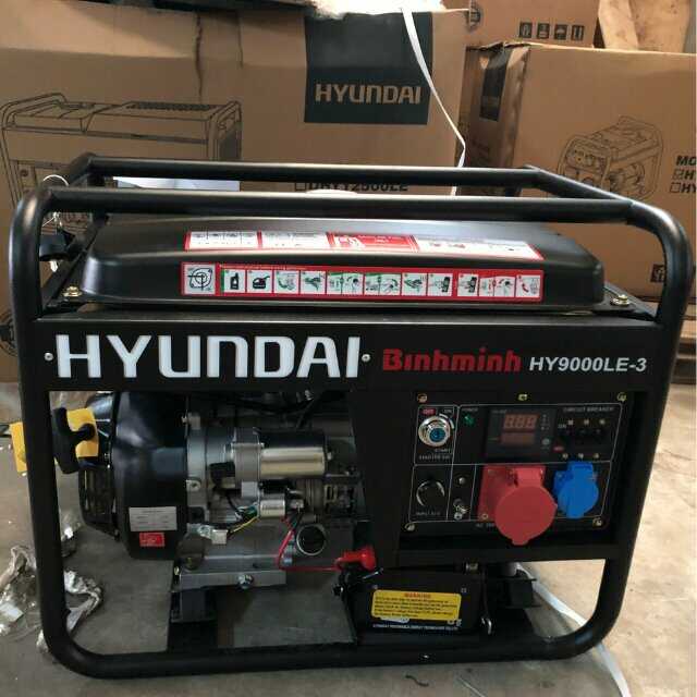 Máy phát điện chạy xăng 3 pha 8KVA Hyundai HY9000LE-3 10 Máy phát điện chạy xăng 3 pha 8KVA Hyundai chính hãng