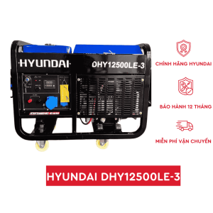 Hình ảnh máy phát điện 3 pha chạy dầu 12KVA Hyundai DHY12500LE