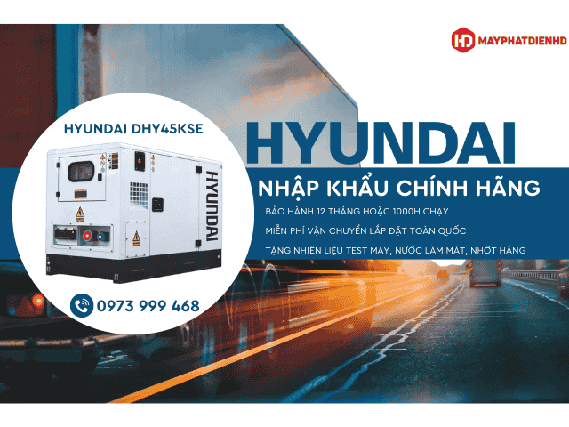 Những lưu ý khi sử dụng thực tế máy phát điện 40KVA chạy dầu 3 pha Hyundai DHY45KSE