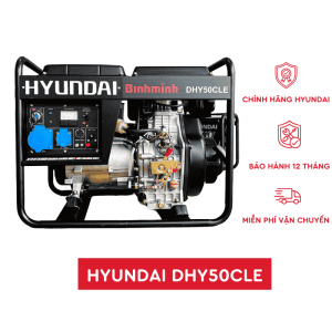 Hình ảnh máy phát điện 4Kw chạy dầu Hyundai DHY50CLE