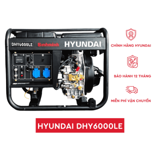 Hình ảnh máy phát điện 6KW chạy dầu Hyundai DHY6000LE