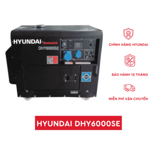 Máy phát điện Hyundai DHY6000SE chính hãng