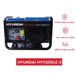 Hình ảnh máy phát điện chạy xăng 12KVA Hyundai HY11500LE-3