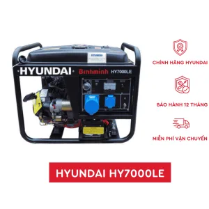 Hình ảnh máy phát điện 5Kw chạy xăng Hyundai HY7000LE