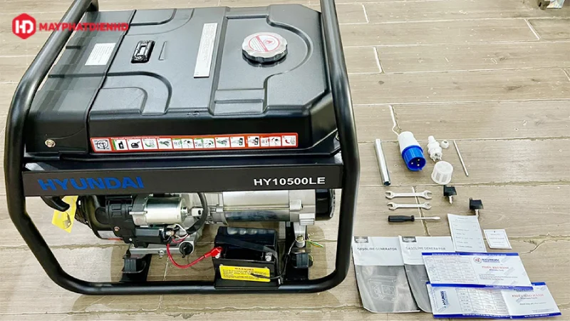 Máy phát điện Hyundai HY10500LE chạy xăng, 1 pha có nhiều ưu điểm