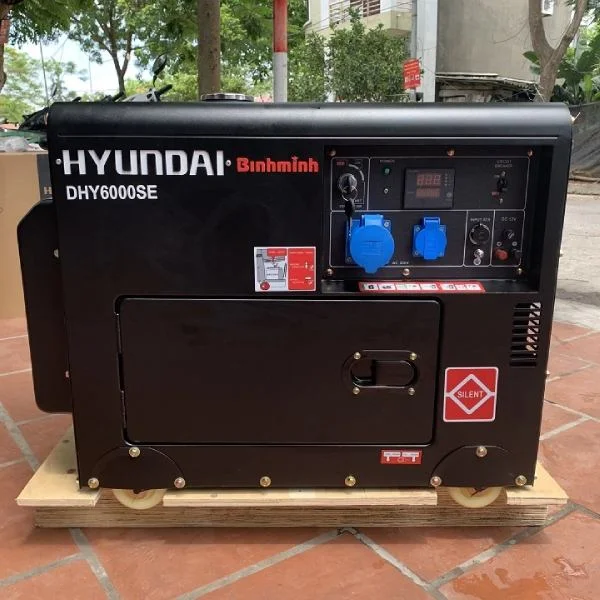 Máy phát điện chạy dầu Hyundai sử dụng cho gia đình