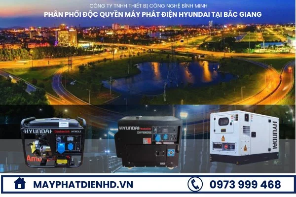 Nơi nào bán máy phát điện chính hãng tại Bắc Giang