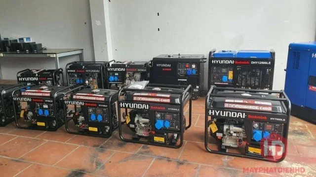 báo giá các loại máy phát điện hyundai