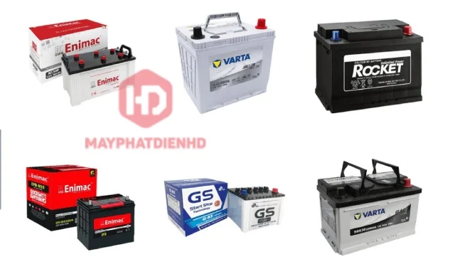 bình ắc quy máy phát điện có giá thành tùy thuộc vào nhiều yếu tố 