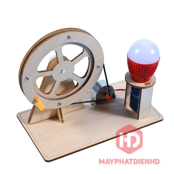 cách làm máy phát điện quay tay mini