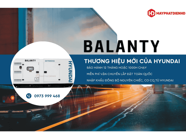 Những lưu ý khi sử dụng máy phát điện công nghiệp 1000KVA Hyundai Balanty DHY1000KSE