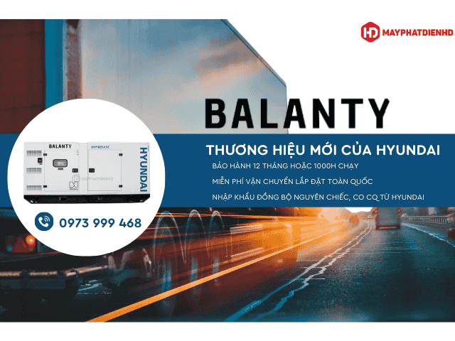 Những lưu ý khi sử dụng máy phát điện công nghiệp 825KVA Hyundai Balanty DHY825KSE