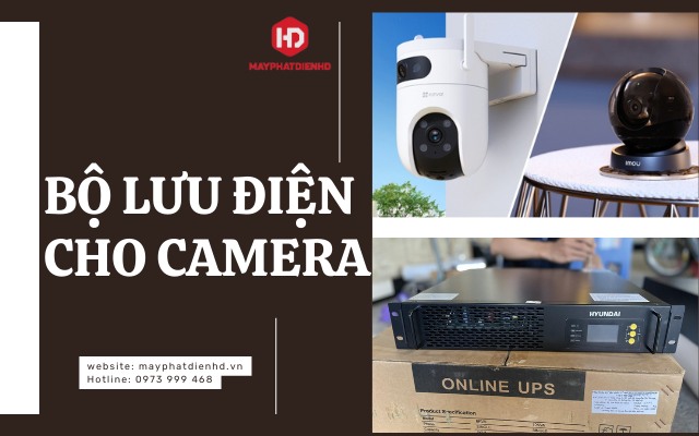 Bộ lưu điện cho camera: Cung cấp nguồn điện an toàn, liên tục