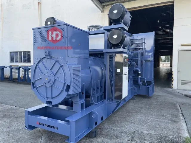 Máy phát điện Mitsubishi 2000KVA MGS2000R chạy dầu diesel 3 pha Nhật Bản chính hãng
