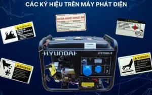 Các ký hiệu trên máy phát điện người dùng cần biết