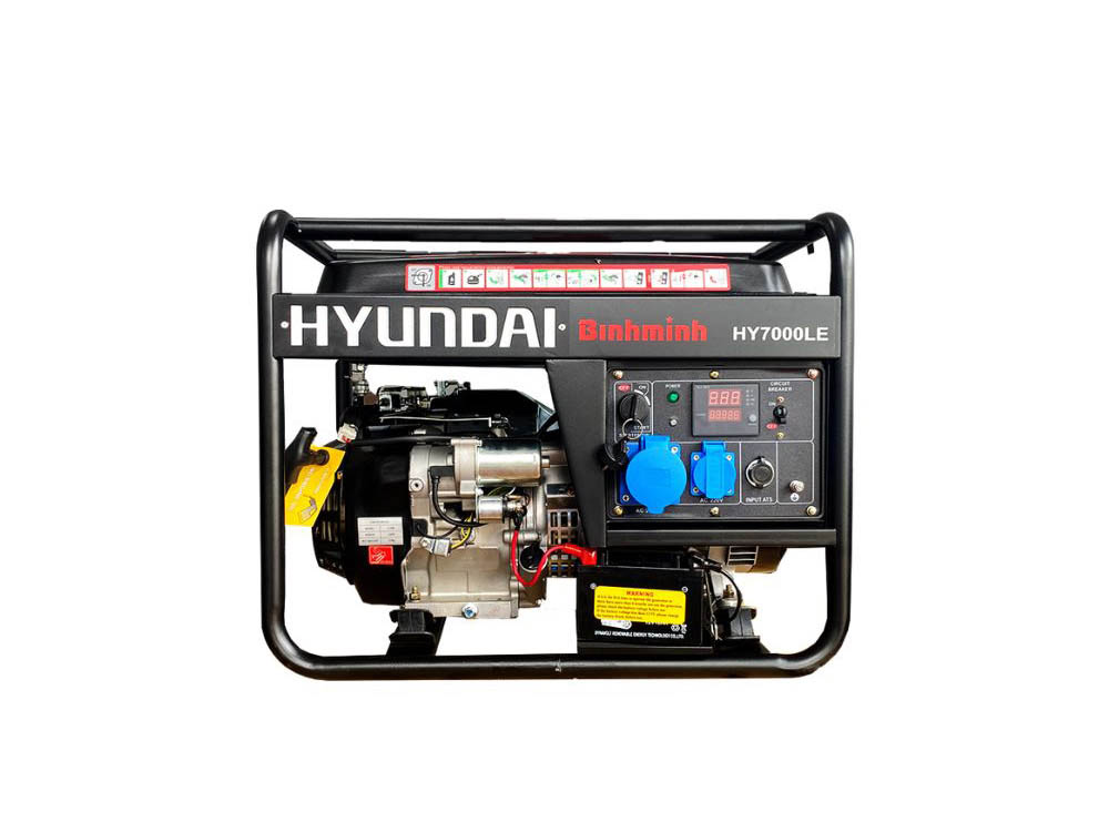 Máy phát điện 1 pha Hyundai HY7000LE