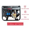 Máy phát điện 6KVA chạy dầu Hyundai DHY7000LE - không vỏ 1 Máy phát điện Hyundai DHY7000LE chính hãng chạy dầu diesel