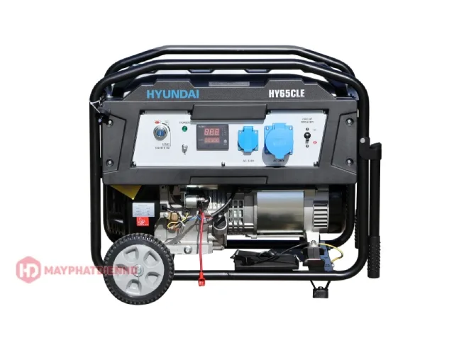 Máy phát điện Hyundai HY65CLE chạy xăng được trang bị động cơ LV420 đảm bảo vận hành ổn định và tiết kiệm nhiên liệu.