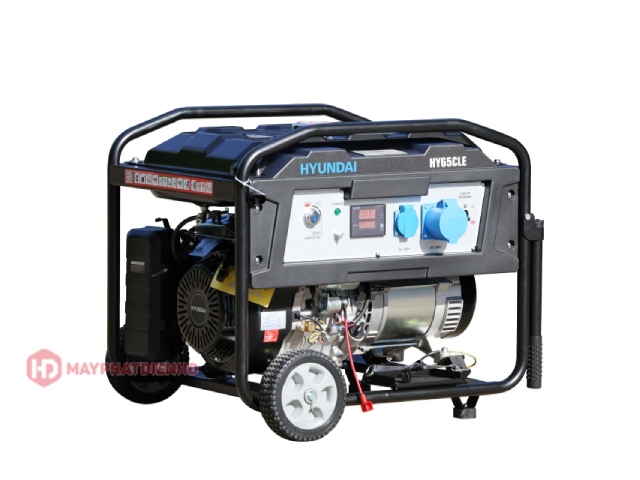 Máy phát điện 5kVA Hyundai HY65CLE chạy xăng phù hợp sử dụng cho nhiều mục đích