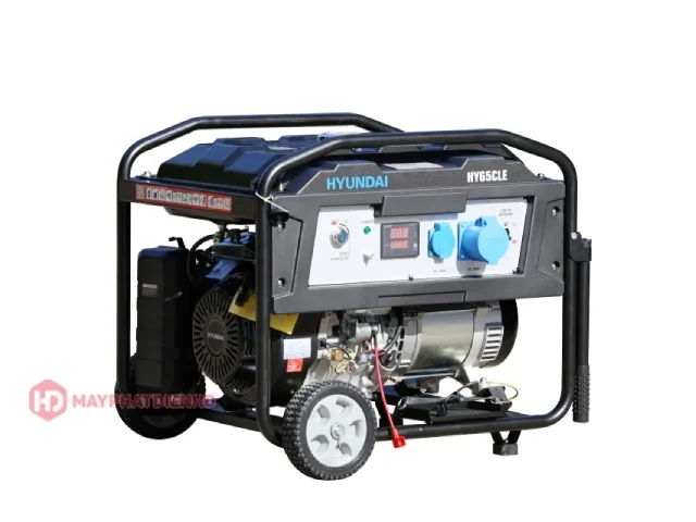 Máy phát điện 5kVA Hyundai HY65CLE chạy xăng phù hợp sử dụng cho nhiều mục đích