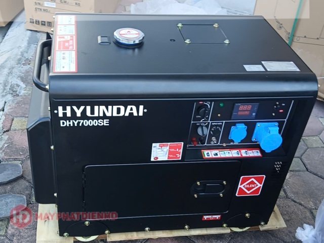 Máy phát điện 6KVA chạy dầu Hyundai DHY7000SE, vỏ chống ồn 4 Giới thiệu máy phát điện Hyundai DHY7000SE chính hãng