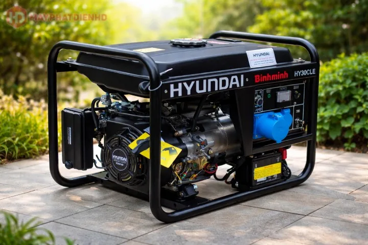 Máy phát điện bao gồm nhiều bộ phận