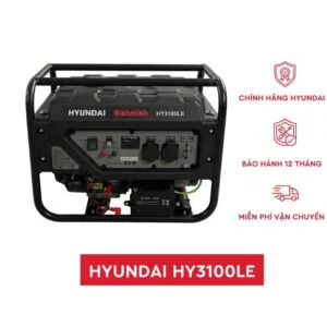Máy phát điện Hyundai 21 Máy phát điện 2.5kVA - 2.8kvA Hyundai HY3100LE chạy xăng chính hãng