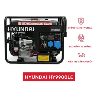 Máy phát điện Hyundai HY990LE chạy xăng chính hãng, công suất 6.5kva - 7.1kva